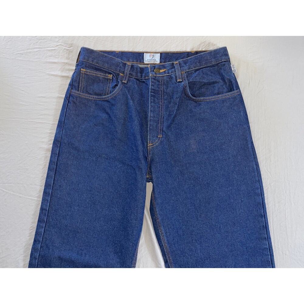 Tyndale FR Arc 23.6 Cat 2 Flame Resistant 5-Pocket Cotton Denim Work Jeans 34X34 - Picture 7 of 11